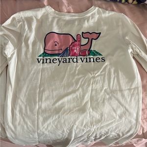Vineyard Vines Cheerleading long sleeve shirt, girls L